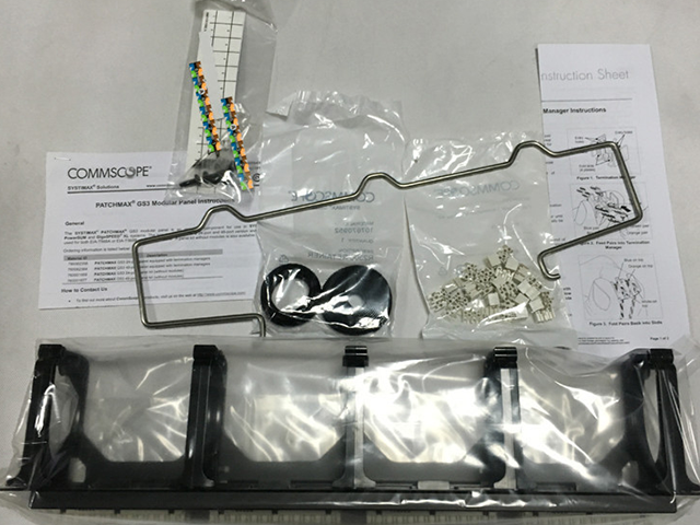 康普六类配线架UNP-U-610-1U